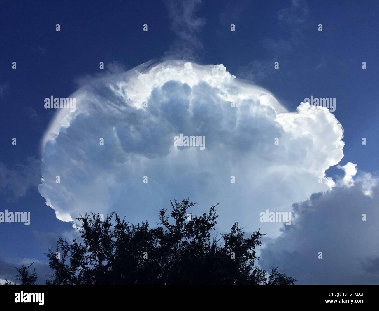 Nature's beauty a Different cloud formation Stock Photo