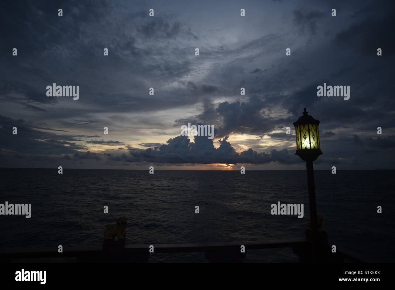 Sunset cruise at Thailand - Smartphone Captured Stock Image