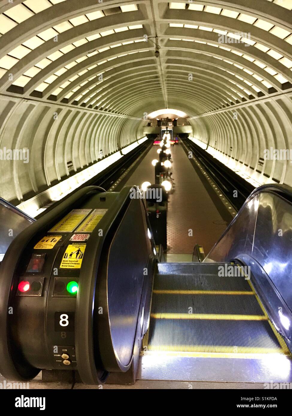 Metro station Washington DC - Smartphone Captured Stock Image
