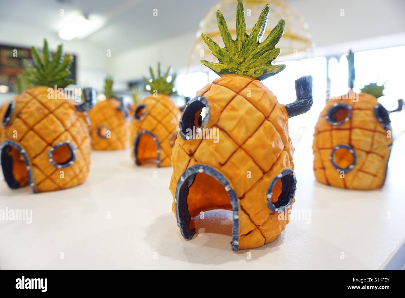 Pineapple houses Stock Photo Alamy
