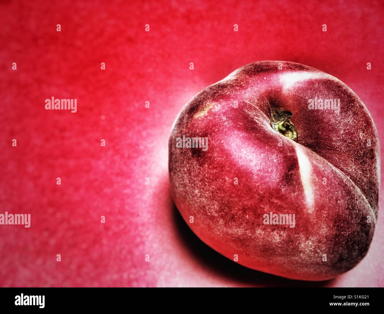 Flat peach - Smartphone Captured Stock Image