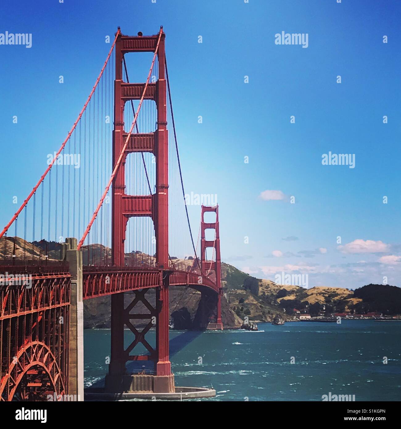 Golden Gate Bridge, San Francisco CA Stock Photo