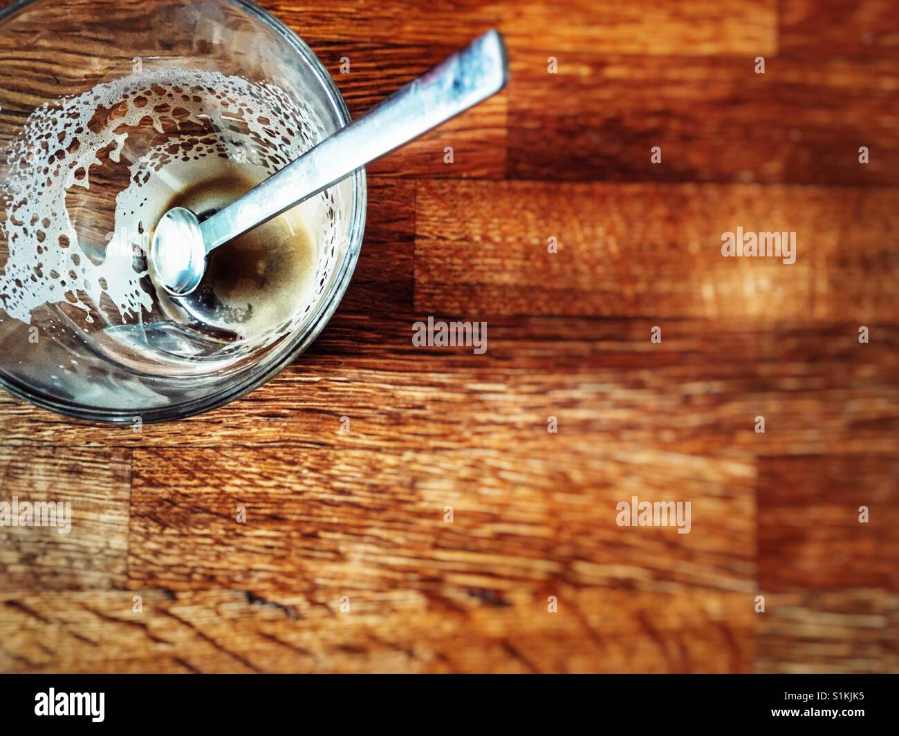 Empty coffee cup - Smartphone Captured Stock Image