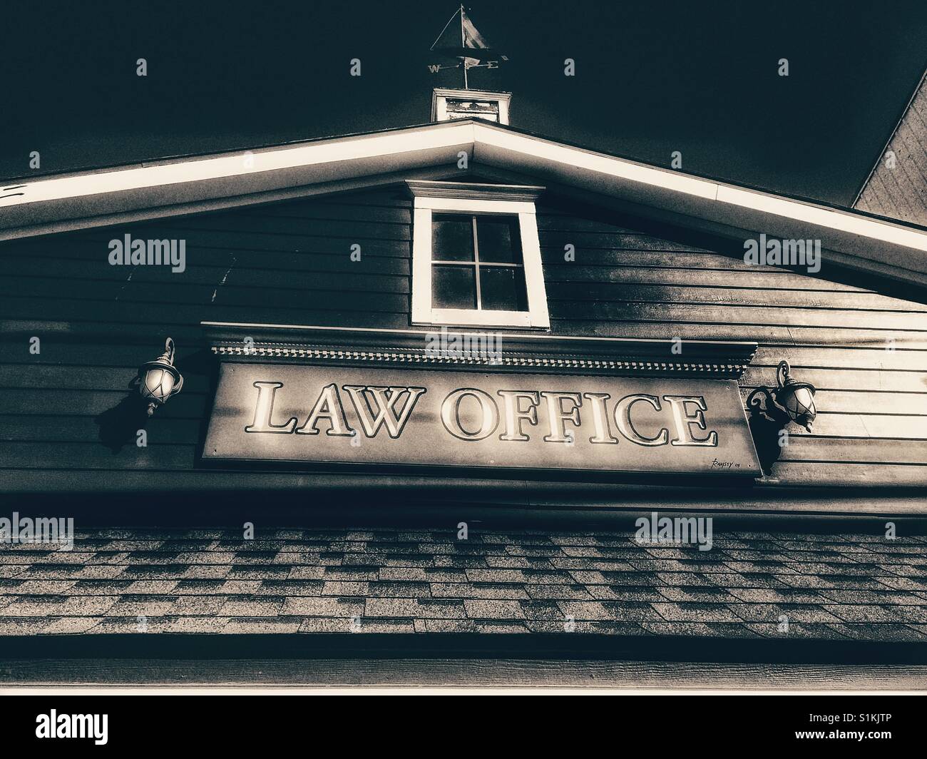 Traditional style law office, Canada - Smartphone Captured Stock Image