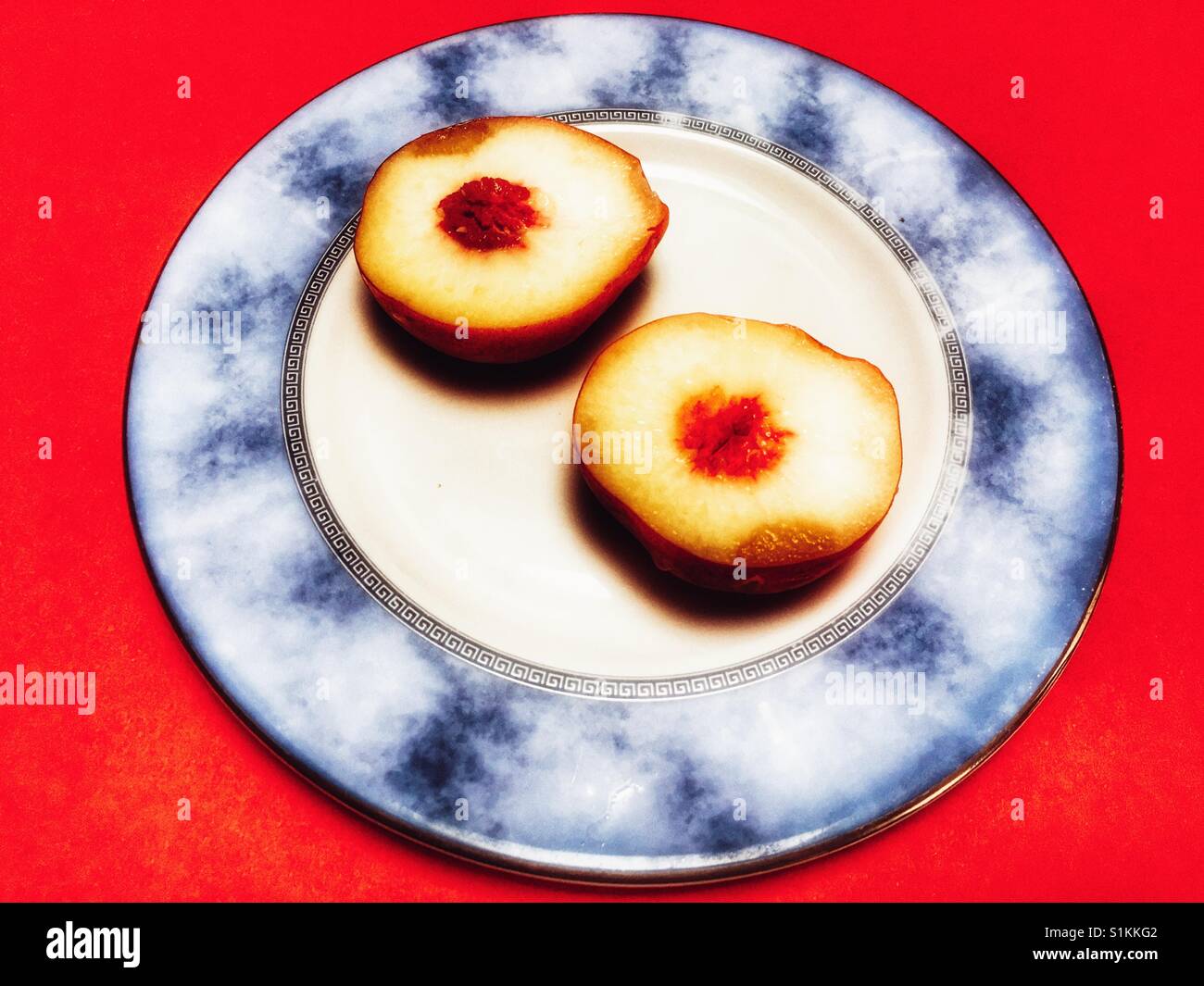 Flat peach - Smartphone Captured Stock Image