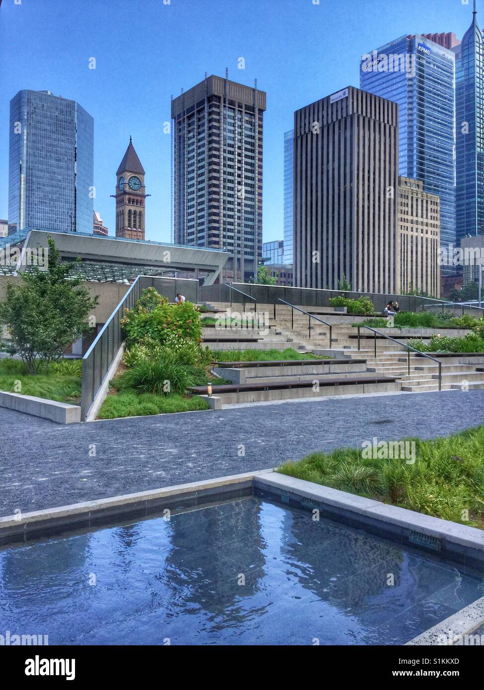 Toronto's Peace Garden. Stock Photo