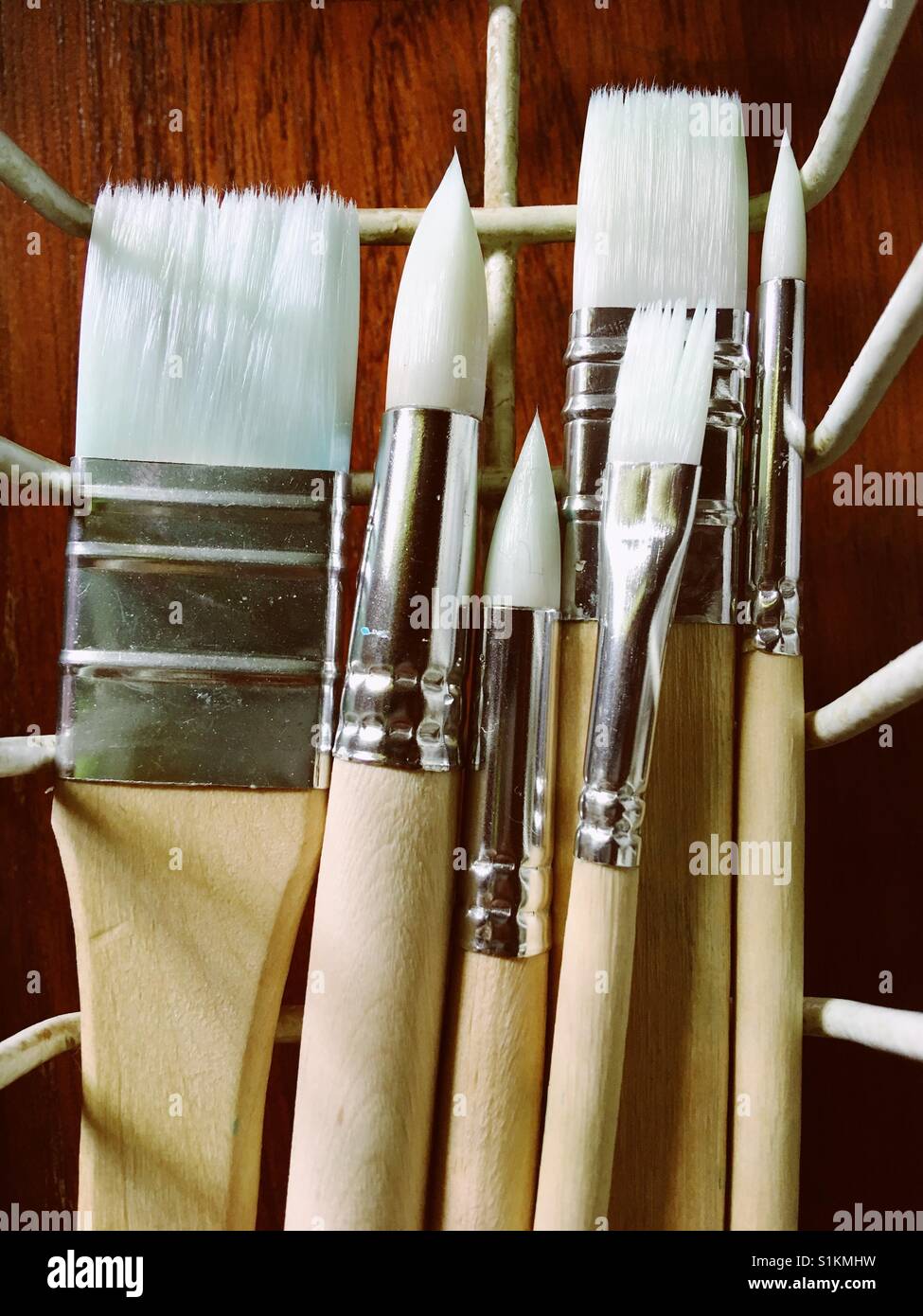 Paint brushes drying Stock Photo Alamy