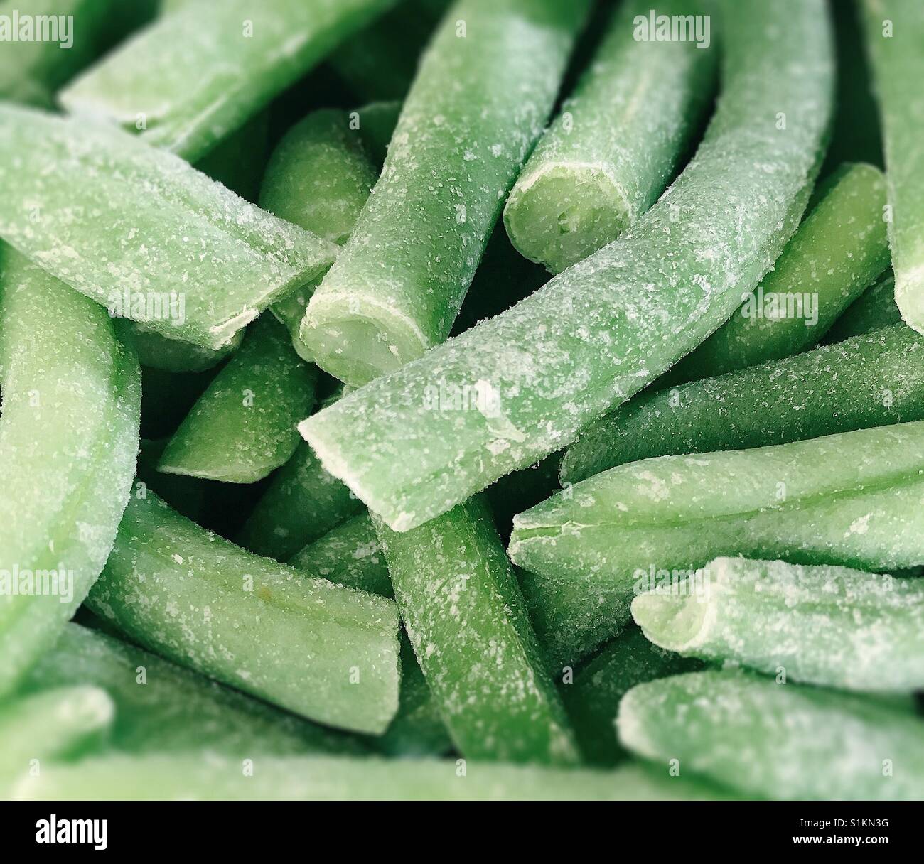 frozen Beans' Stock Photo