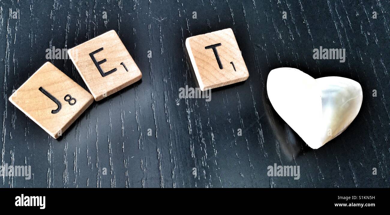 I love you in French. - Smartphone Captured Stock Image