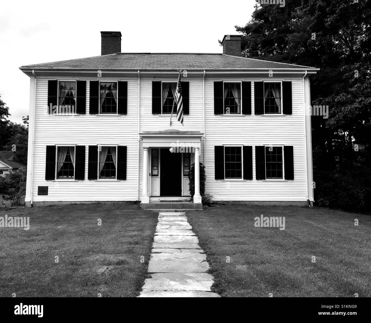 Ralph Waldo Emerson House in Concord, MA Stock Photo Alamy