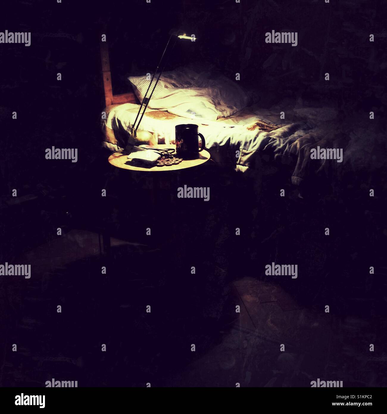 Time to go to bed - Smartphone Captured Stock Image