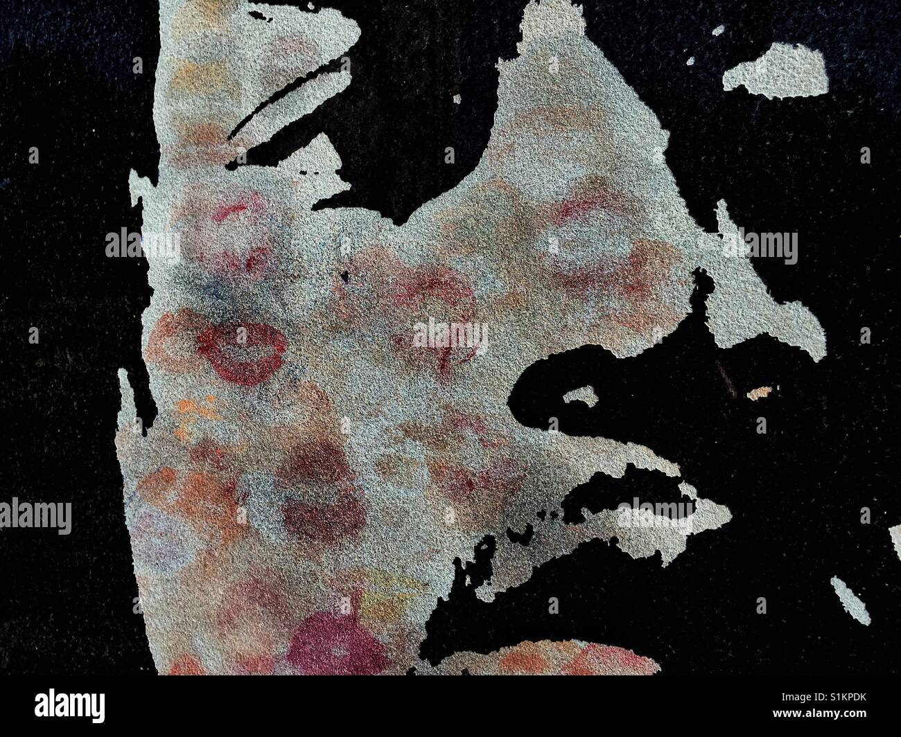 Fragment of the Jimmy Hendrix memorial - Smartphone Captured Stock Image