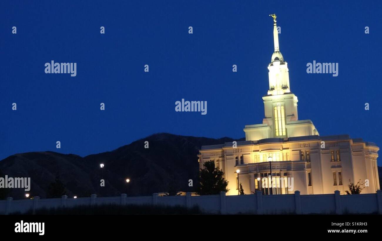 Payson temple hires stock photography and images Alamy