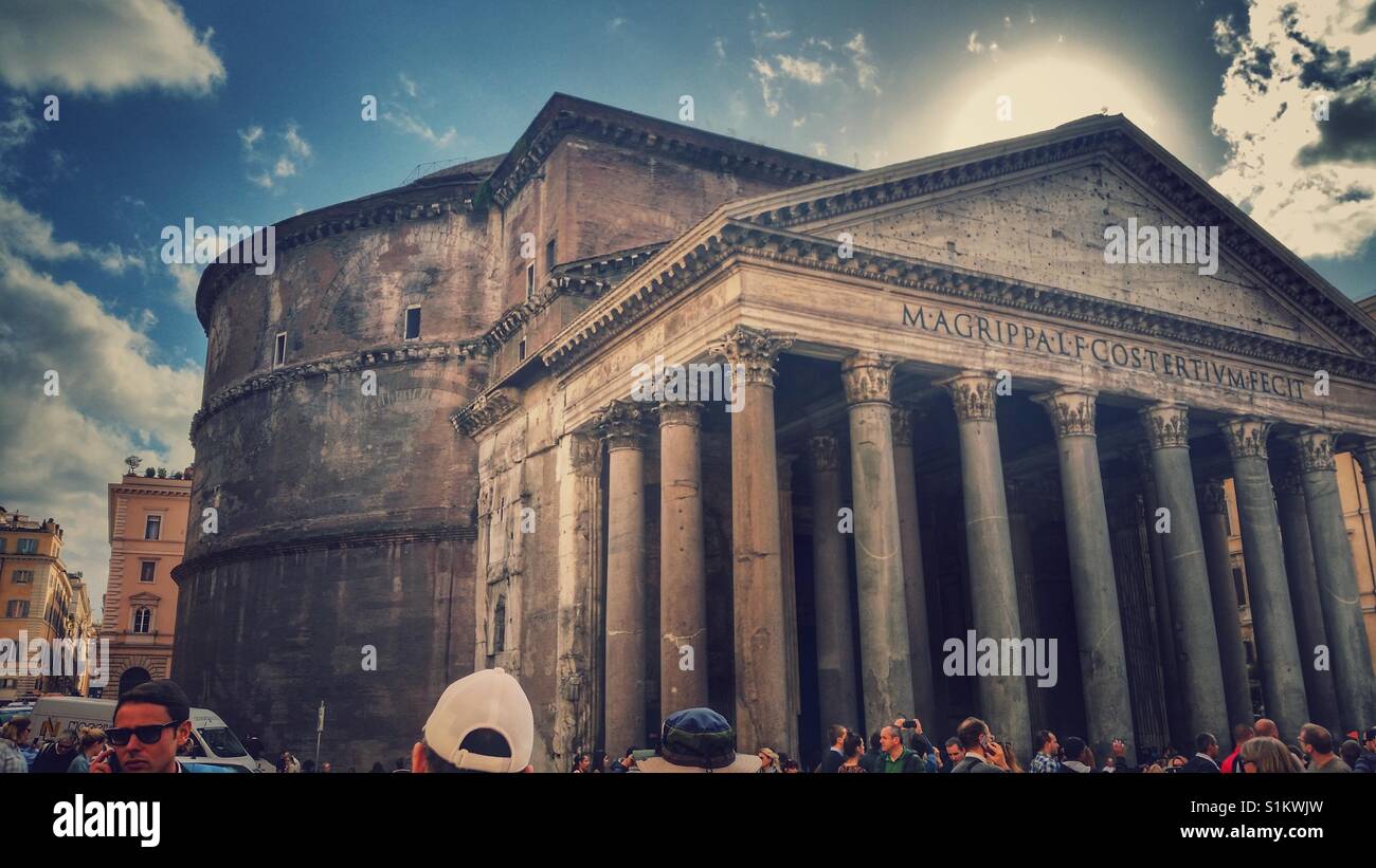 Parthenon, Rome, Italy. Stock Photo