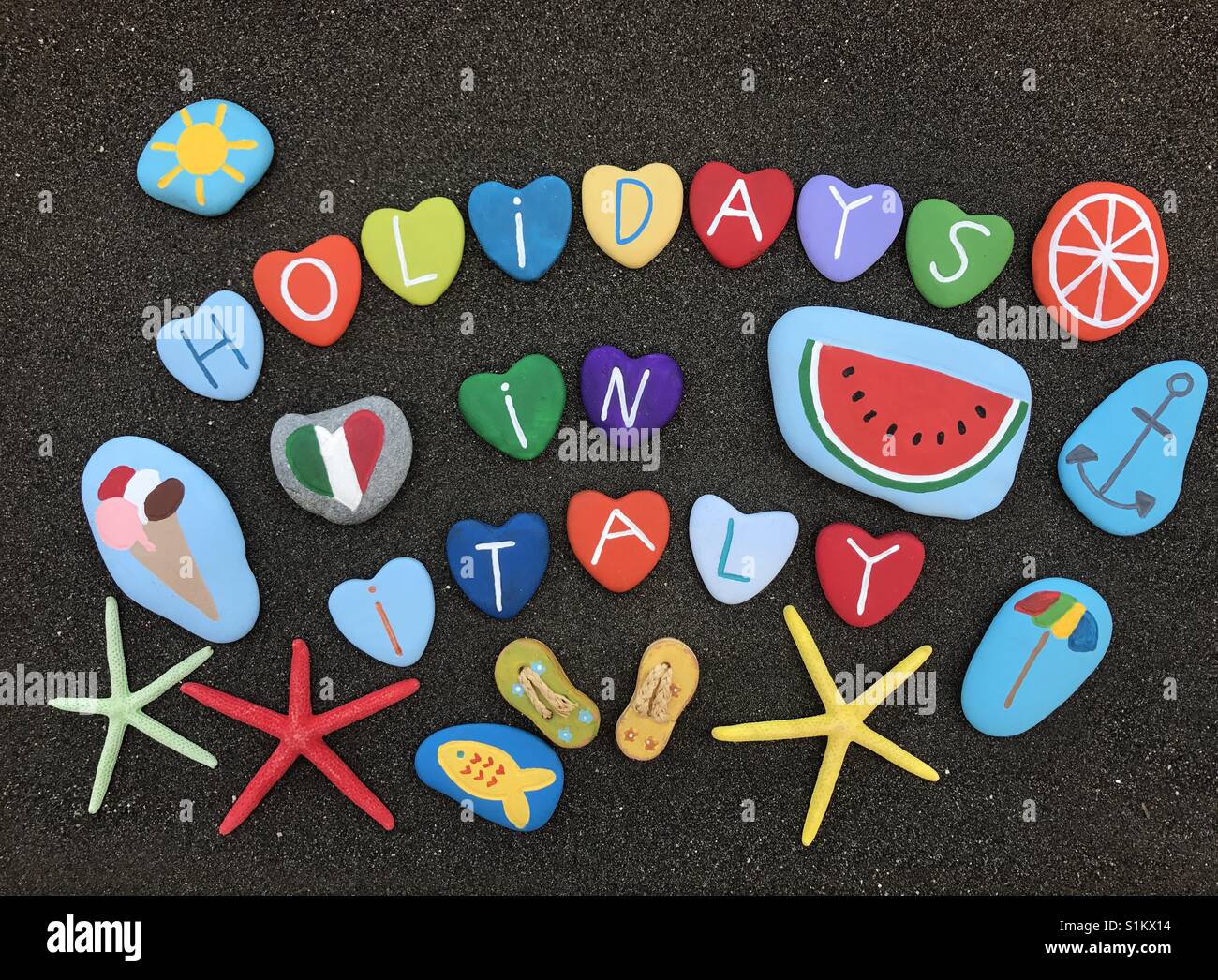 Holidays in Italy - Smartphone Captured Stock Image
