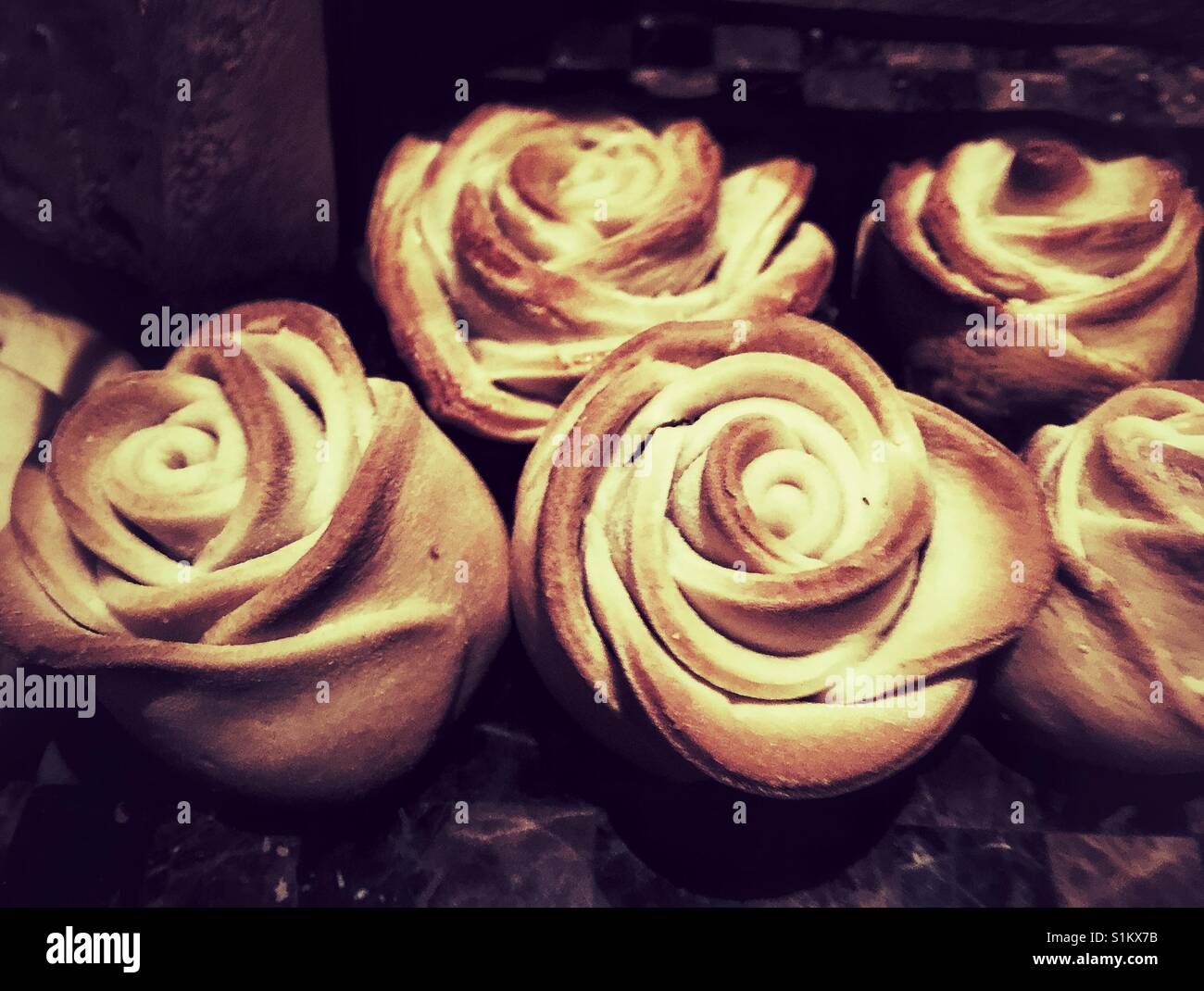 bread Rose flowers Stock Photo Alamy