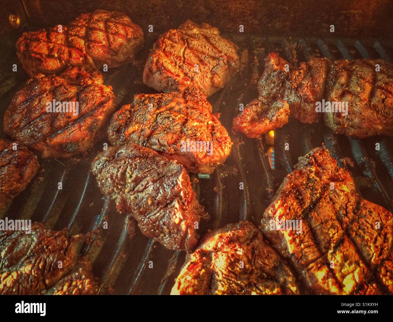 BBQ filet mignon Stock Photo Alamy