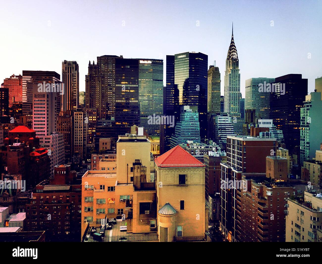 Rooftop view of Murray Hill looking north into Midtown Manhattan