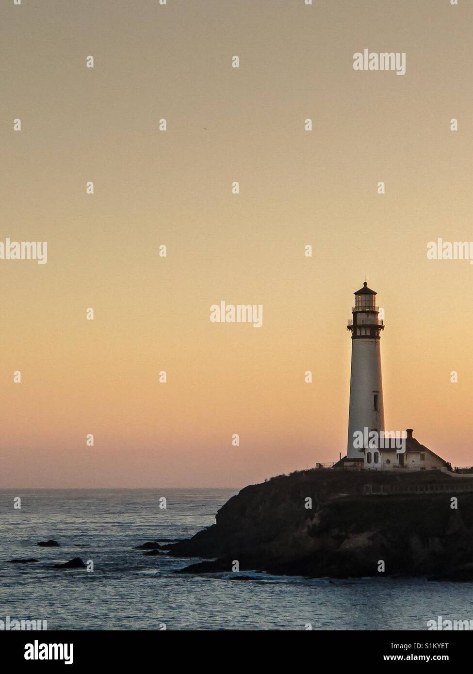 Pigeon Point Lighthouse - Smartphone Captured Stock Image