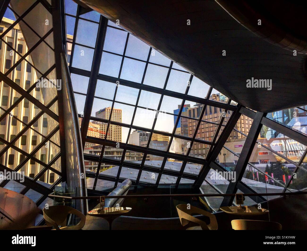 Edmonton Canada Art Gallery Architecture Glass Stock Photo Alamy