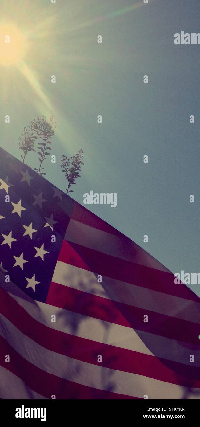 Grand Old Flag - Smartphone Captured Stock Image