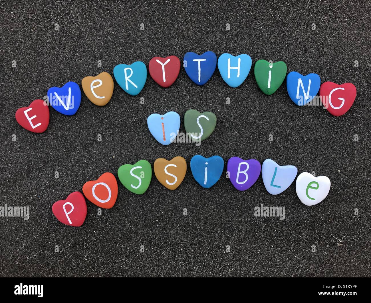 Everything is possible - Smartphone Captured Stock Image