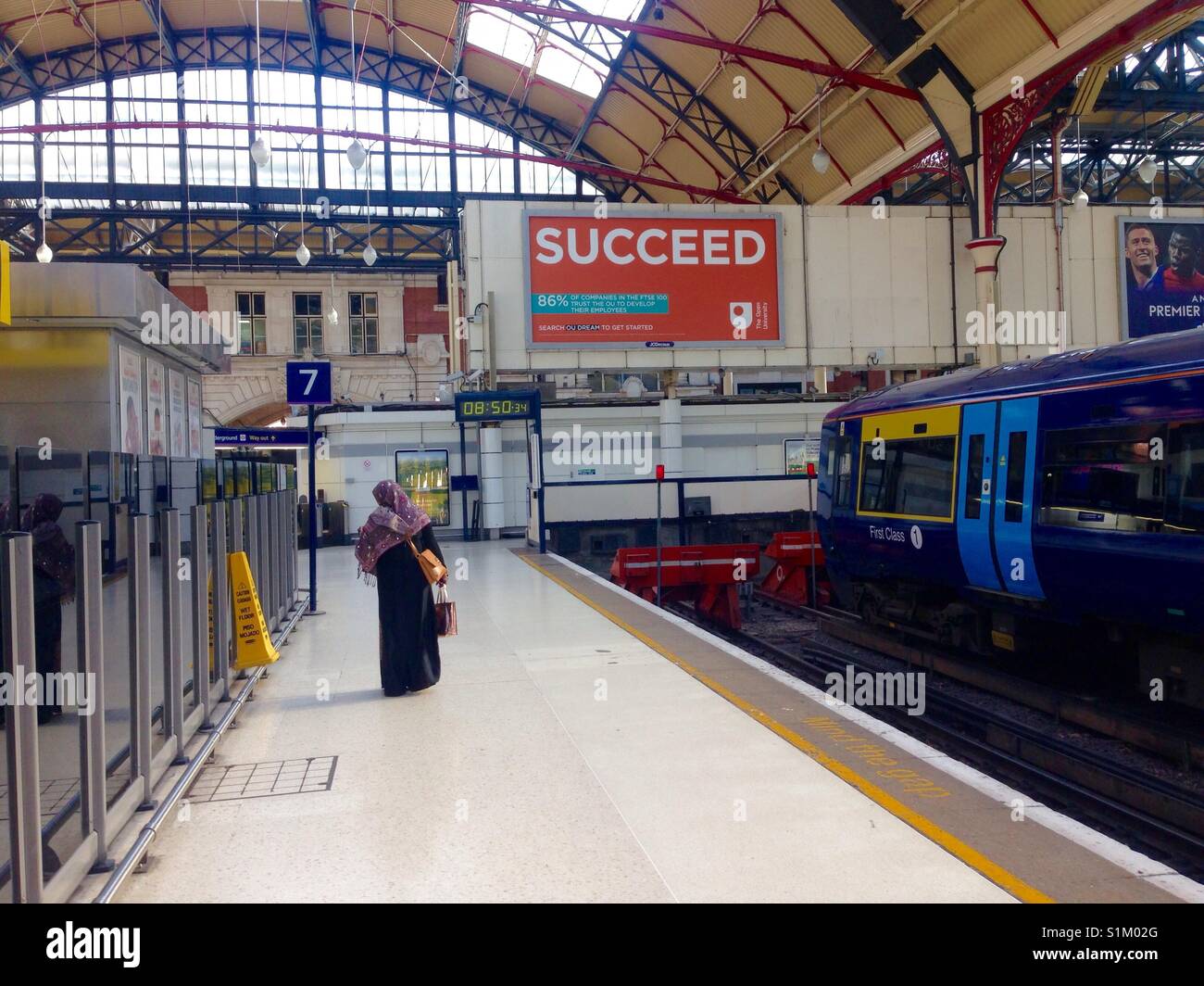 Succeed add in Station Stock Photo