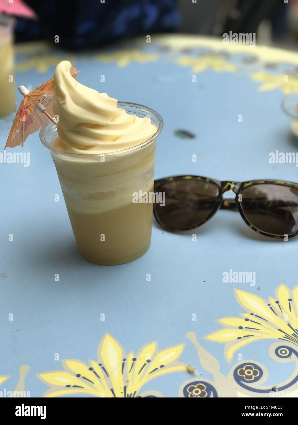 Ice Cream and Sunglasses Stock Photo