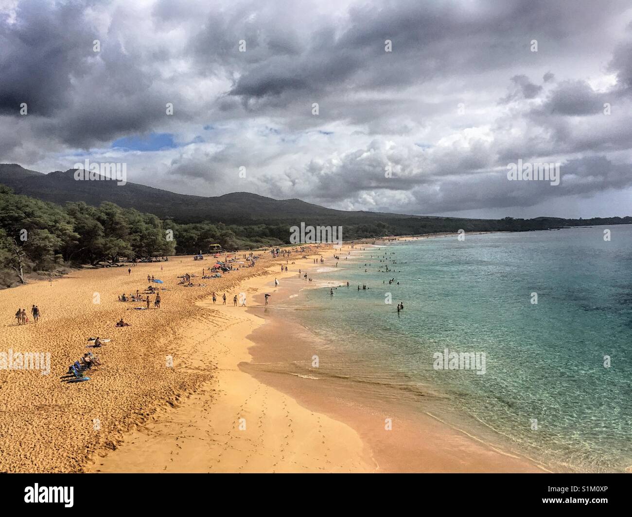 Big Beach, Makena, Maui - Smartphone Captured Stock Image