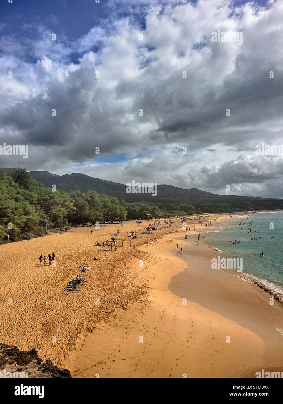 Big Beach, Makena, Maui - Smartphone Captured Stock Image