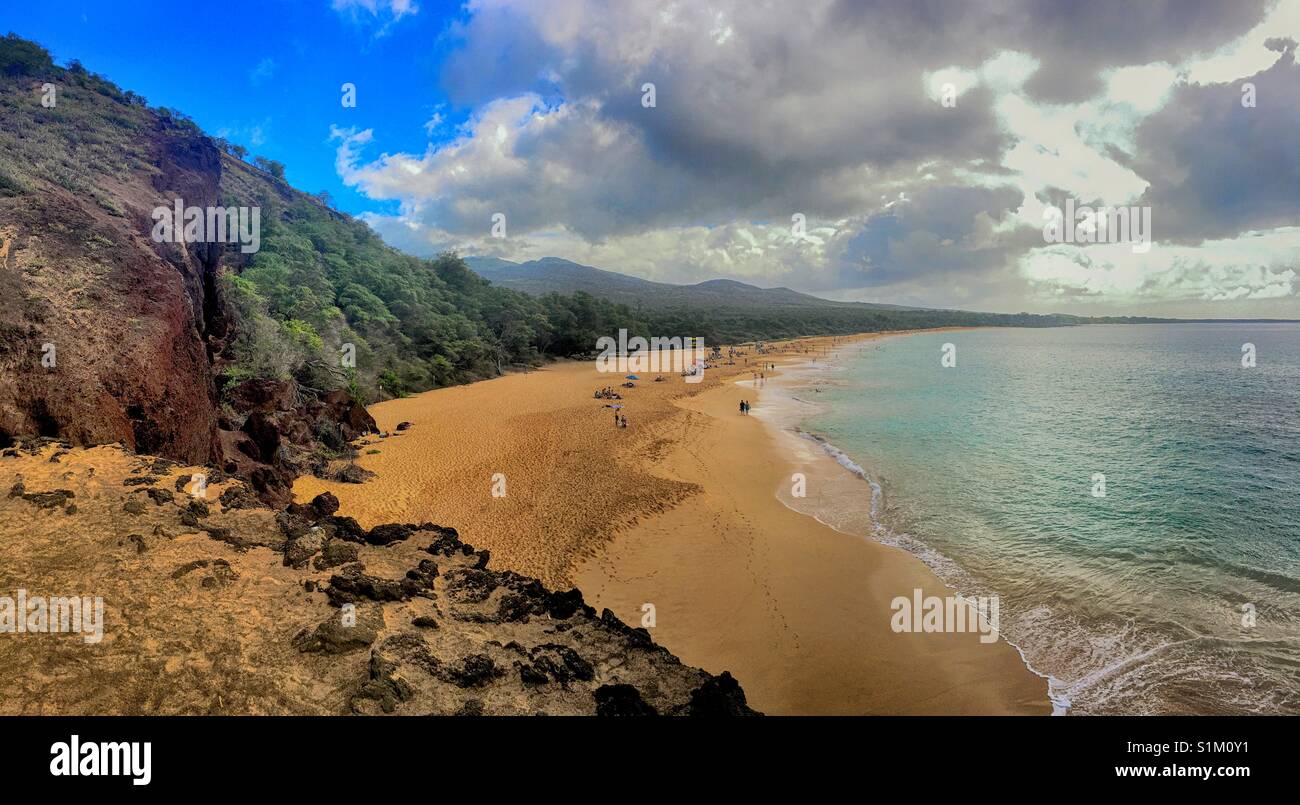Big Beach, Maui - Smartphone Captured Stock Image