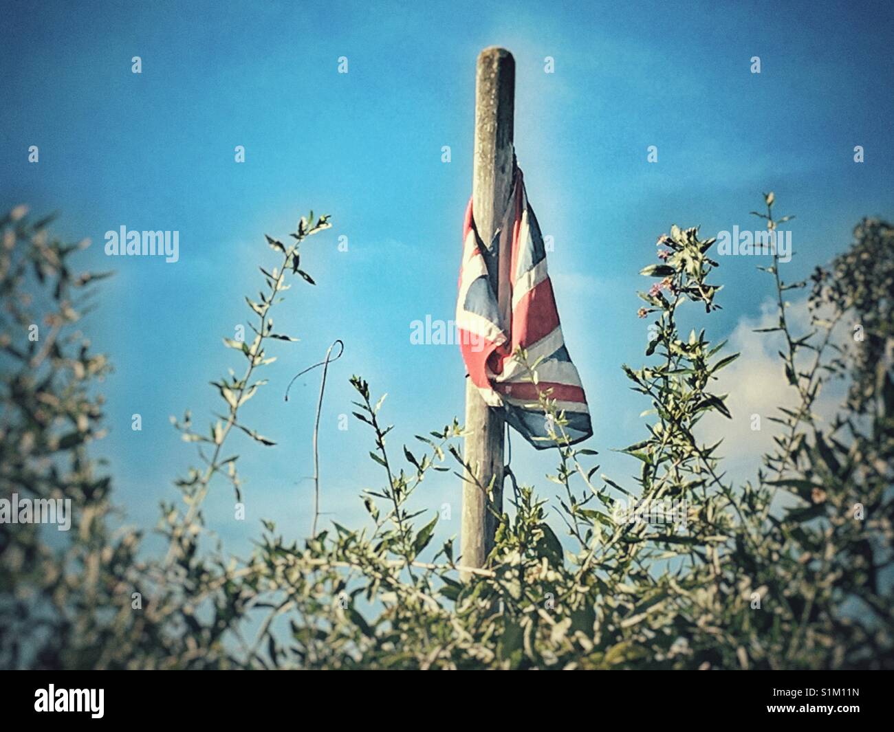 Union Jack flag - Smartphone Captured Stock Image