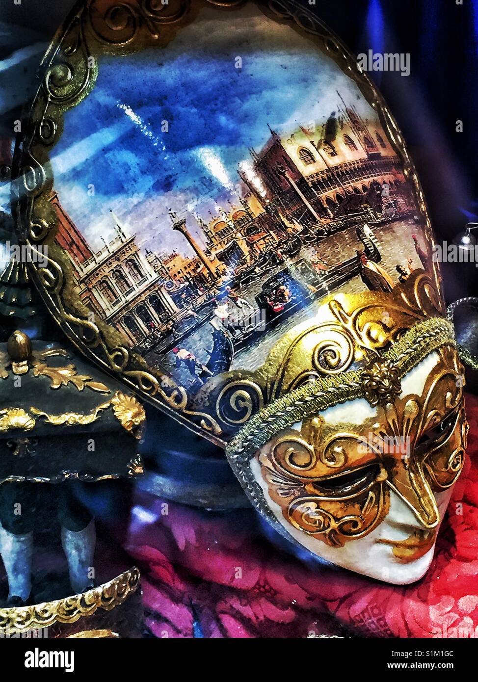Venetian mask. Stock Photo