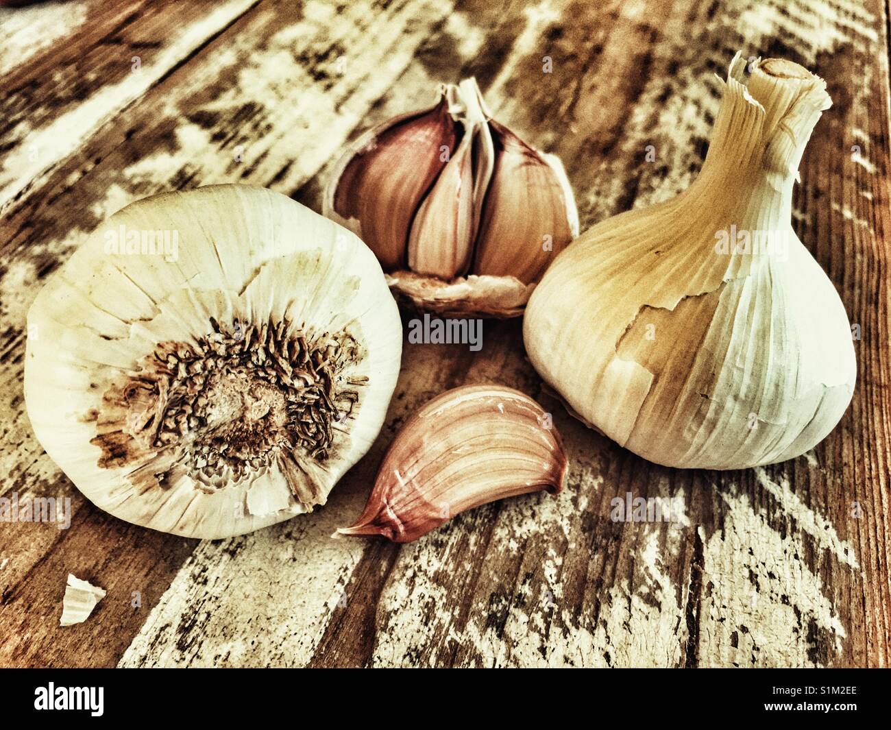 Garlic - Smartphone Captured Stock Image