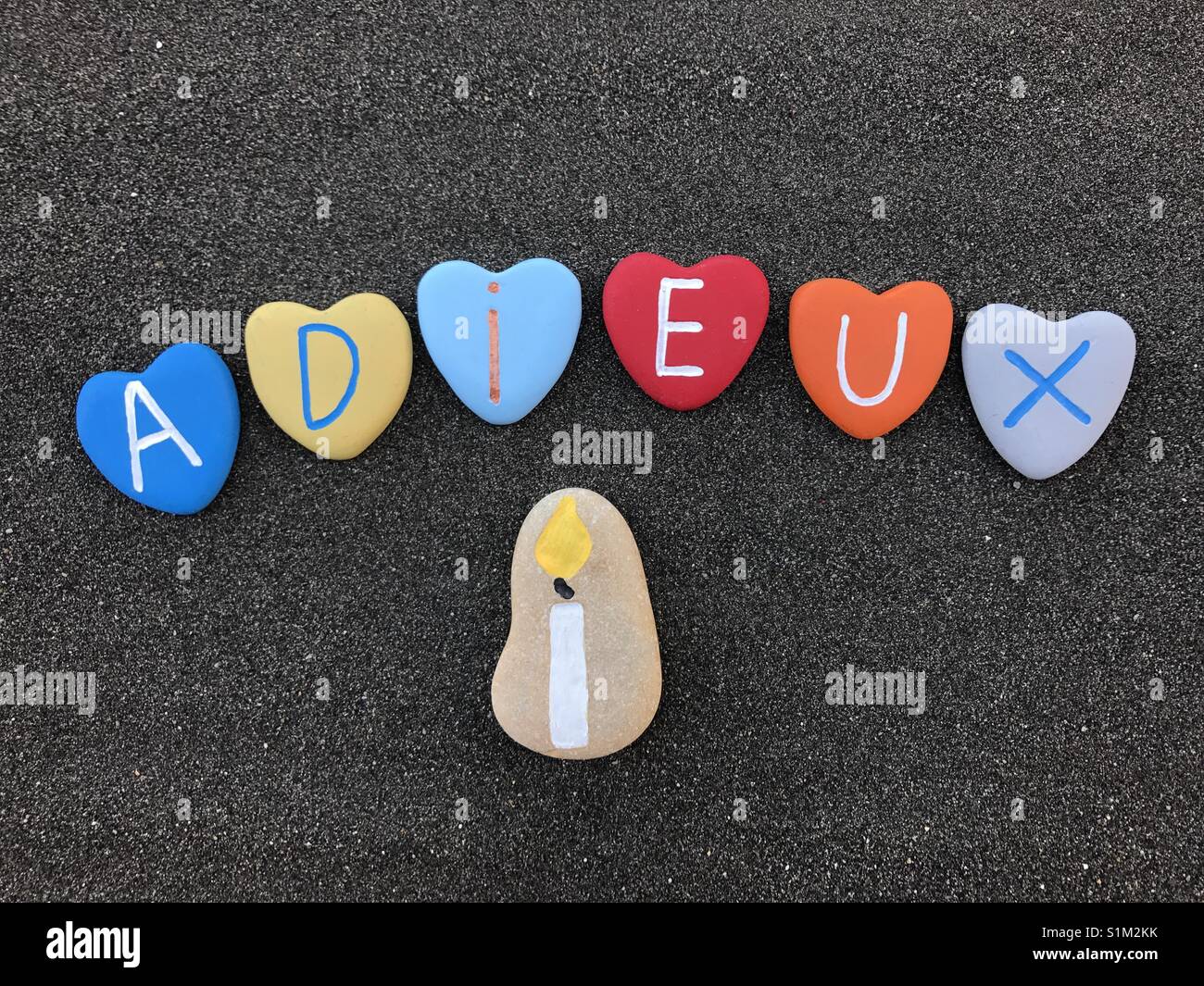 Adieux, goodbye, I will remember you forever Stock Photo