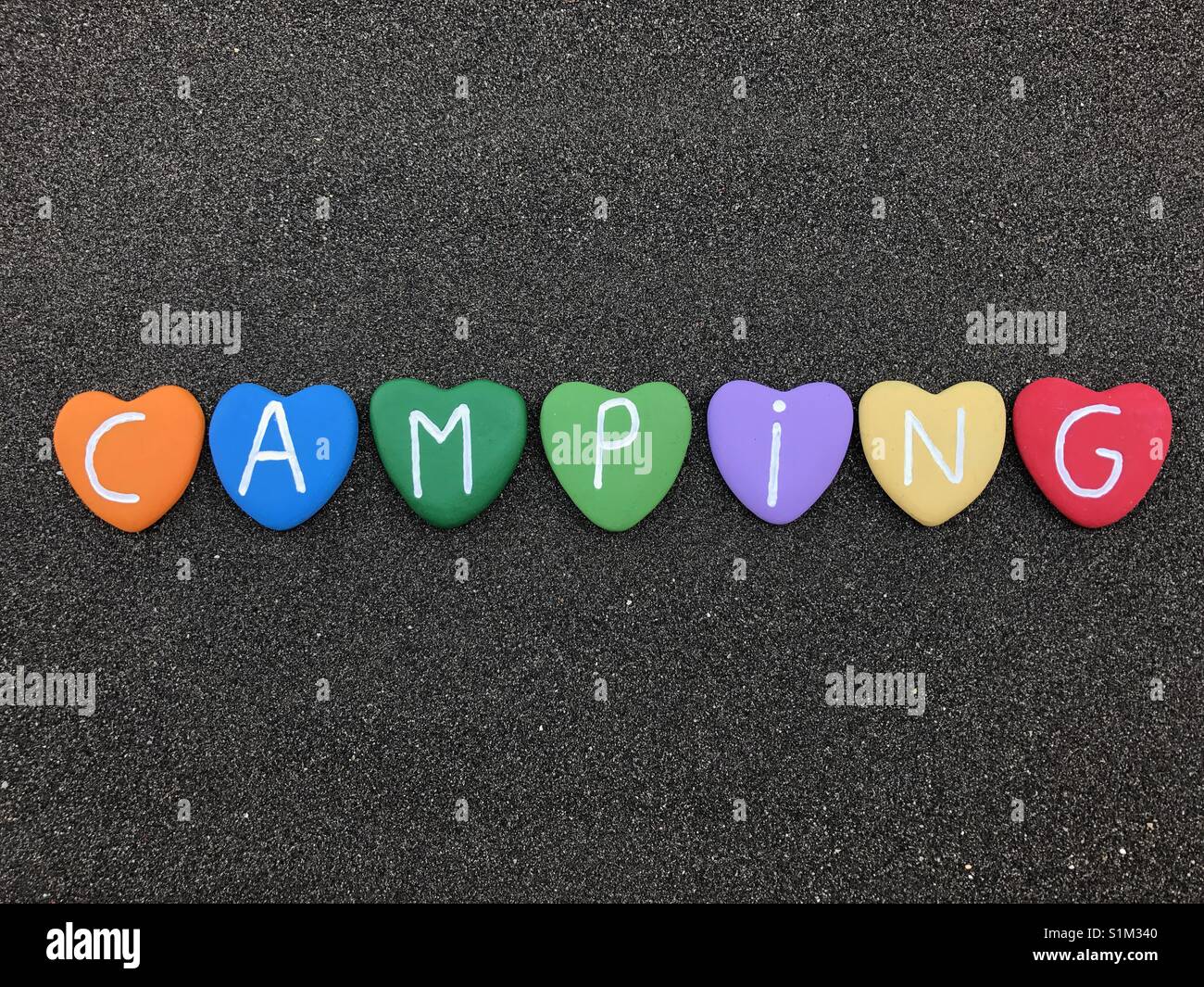 Camping - Smartphone Captured Stock Image