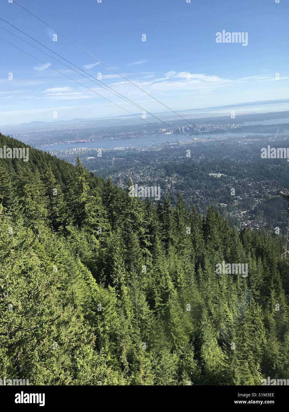 City View From A Mountain Stock Photo - Alamy