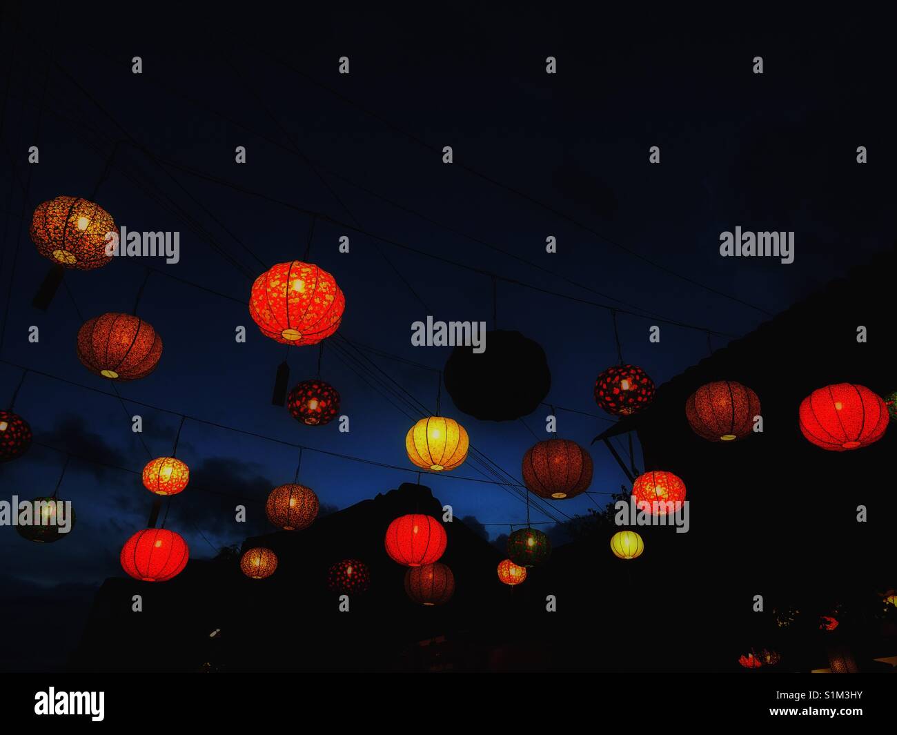Lanterns in Hoi An, Vietnam. Stock Photo