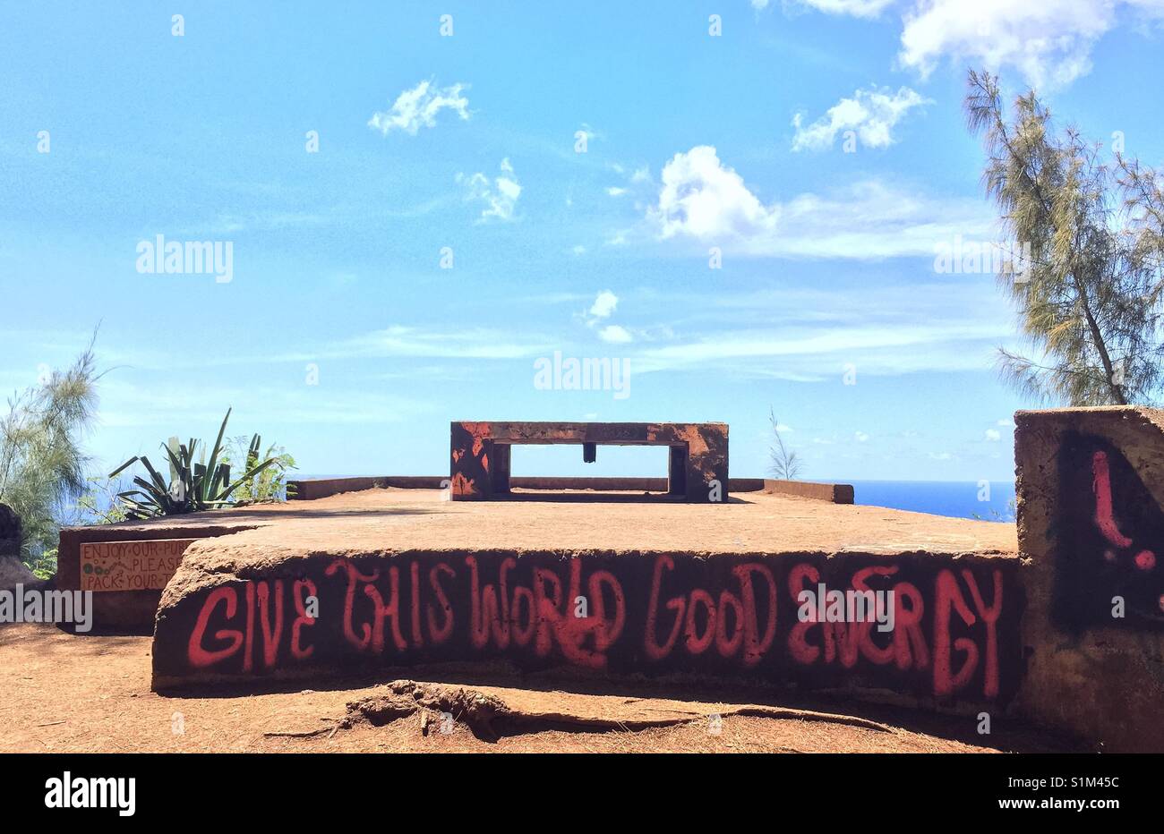 Give this world good energy - Smartphone Captured Stock Image