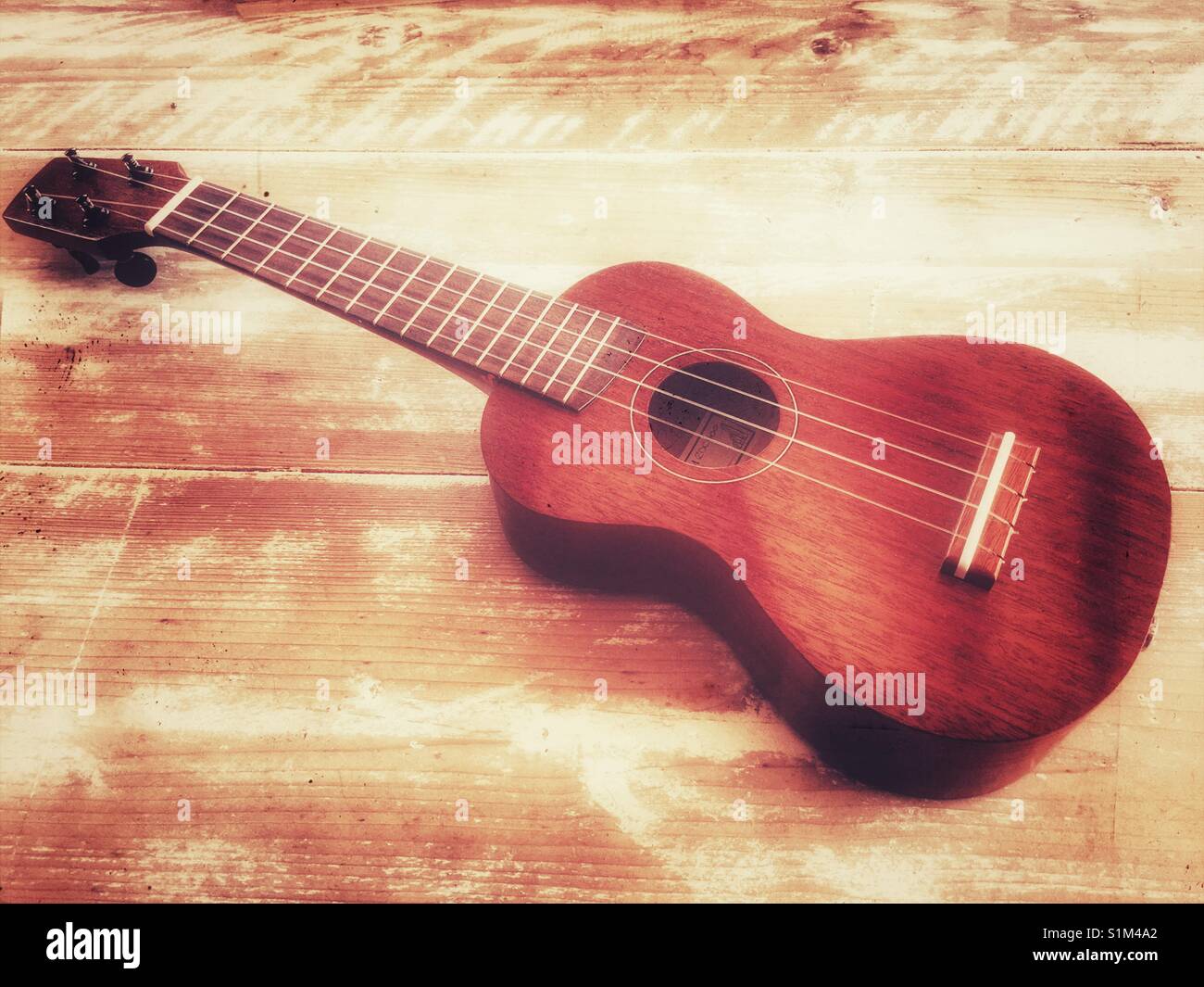 Ukulele - Smartphone Captured Stock Image
