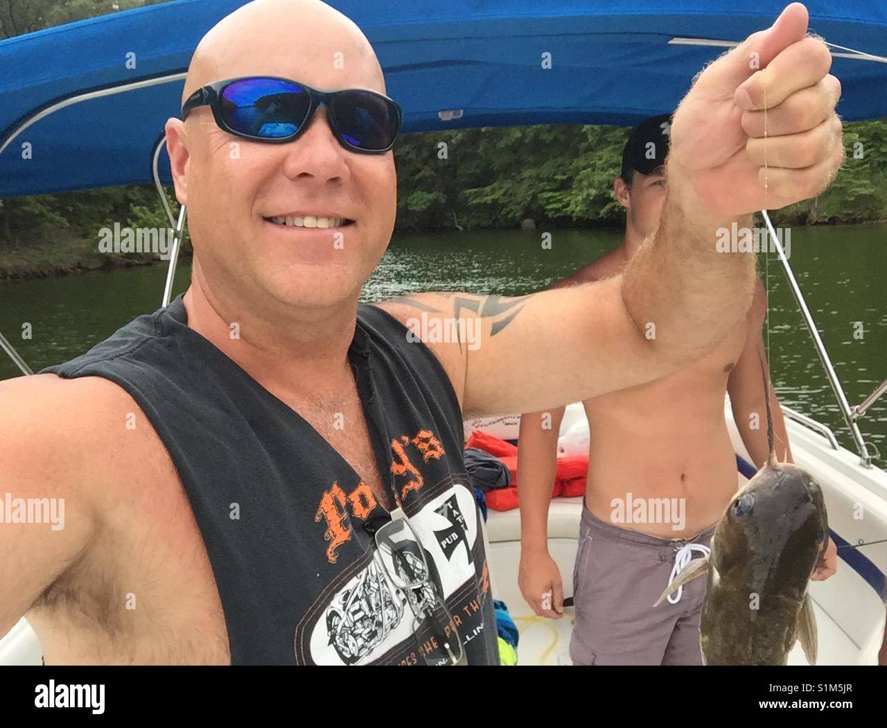Caught a fish in lake of the ozarks hi-res stock photography and images