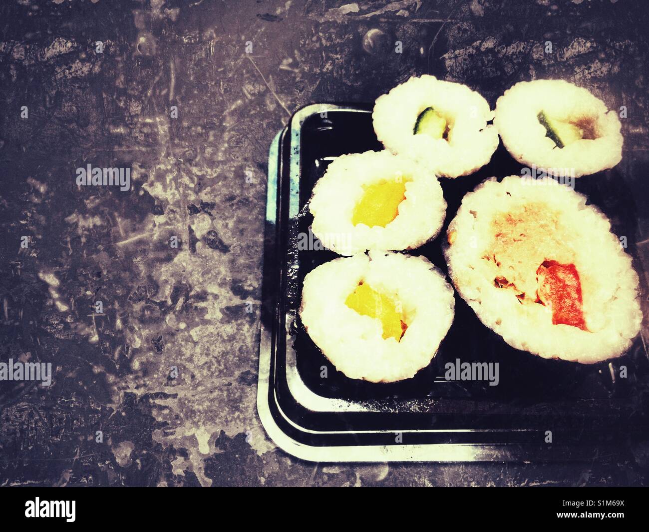 Waitrose Taiko snack Sushi - Smartphone Captured Stock Image