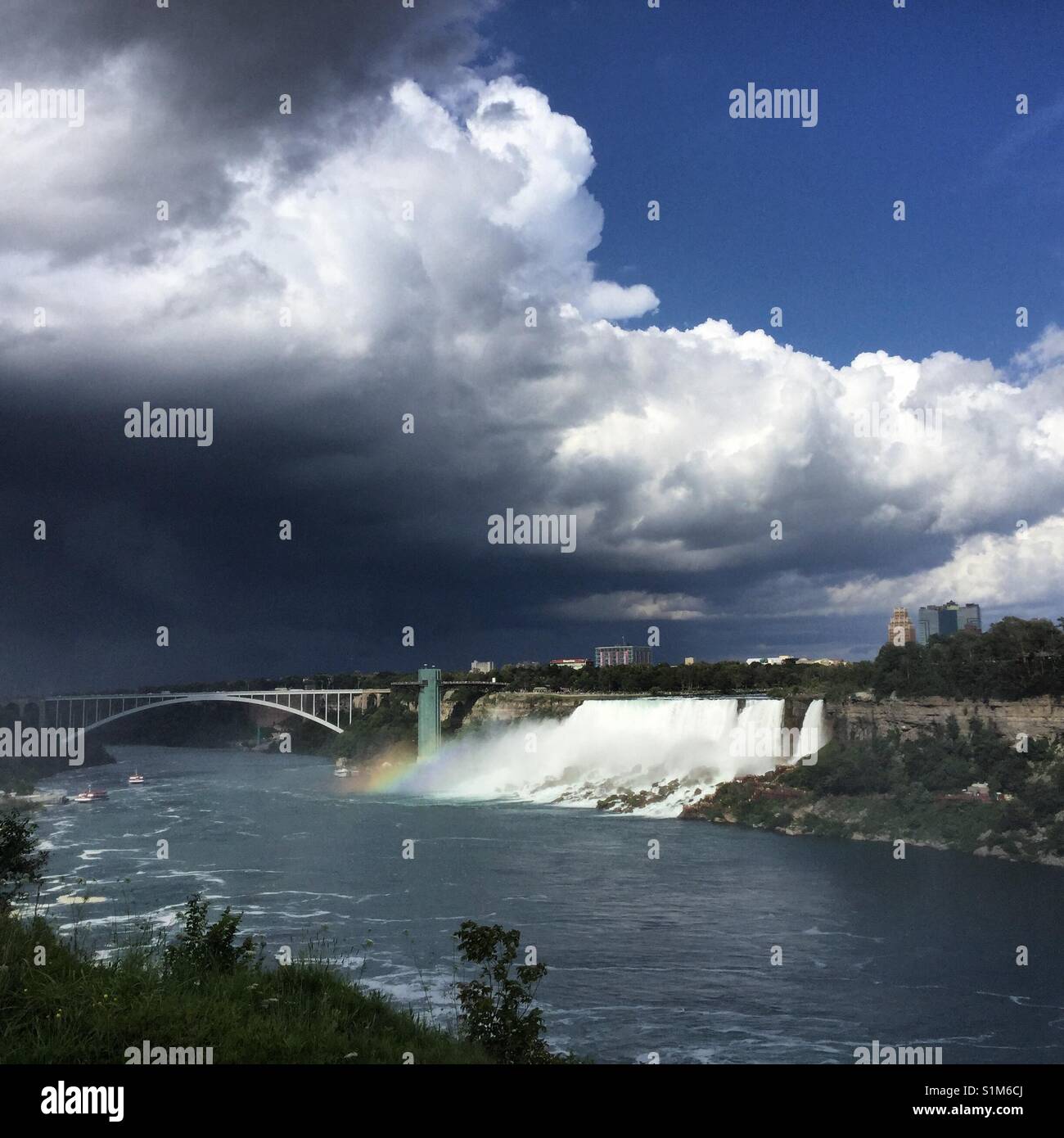 The calm before the storm. - Smartphone Captured Stock Image