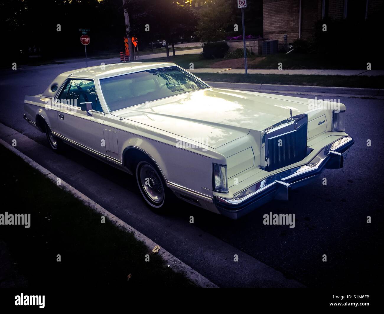 Classic Lincoln Continental - Smartphone Captured Stock Image