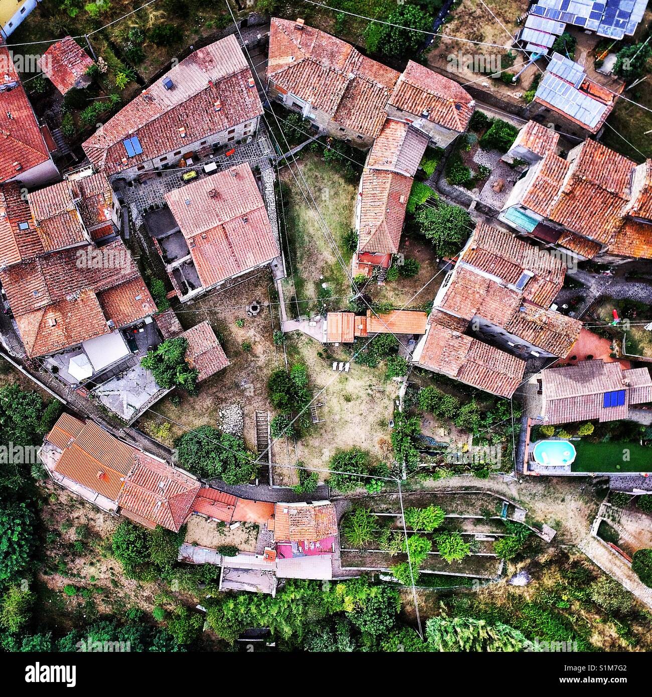 Pieve di Monti di Villa - Smartphone Captured Stock Image