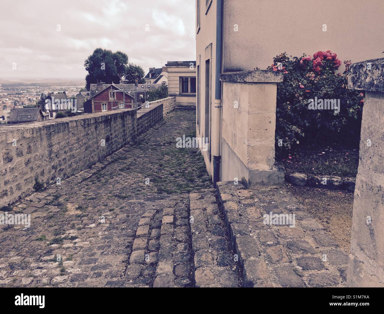 Ore from top of Laon in France - Smartphone Captured Stock Image
