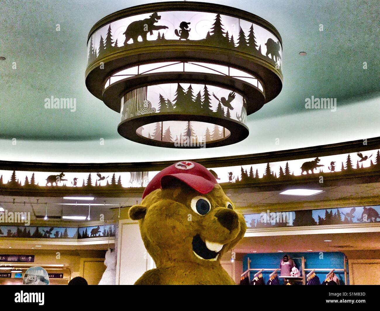 Souvenir shop in Niagara Falls, Ontario. - Smartphone Captured Stock Image