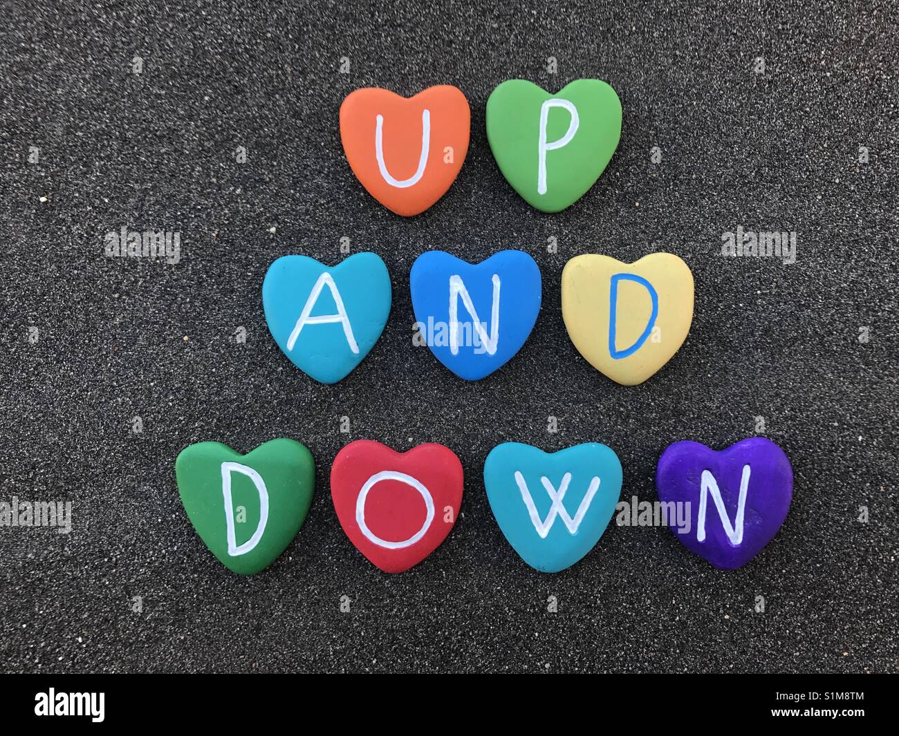 Life goes up and down - Smartphone Captured Stock Image