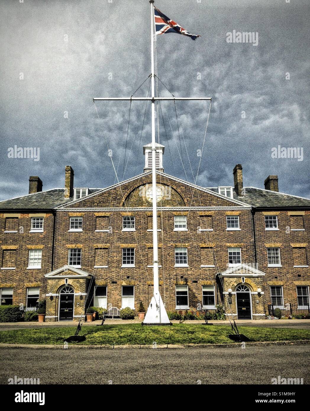 Close-up of Deal Barracks - Smartphone Captured Stock Image