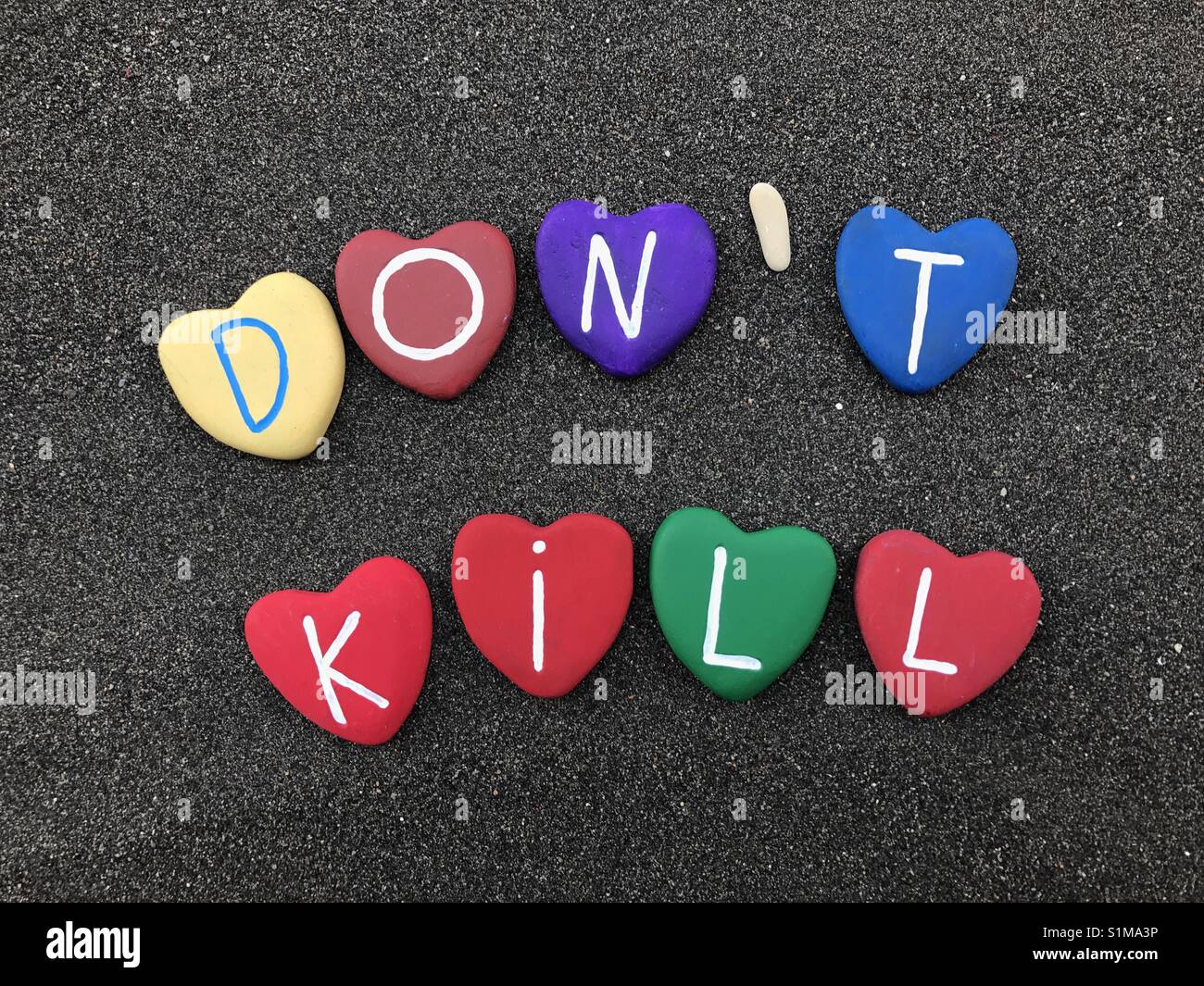 Don't kill - Smartphone Captured Stock Image